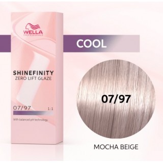 Деміперманентна фарба для волосся Wella Shinefinity Zero Lift Glaze 07/97 60 мл