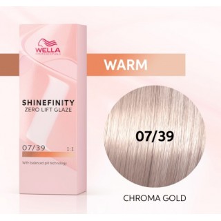 Деміперманентна фарба для волосся Wella Shinefinity Zero Lift Glaze 07/39 60 мл