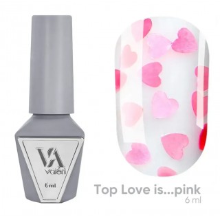 Топ для гель-лаку Valeri Top Love is Pink 6 мл