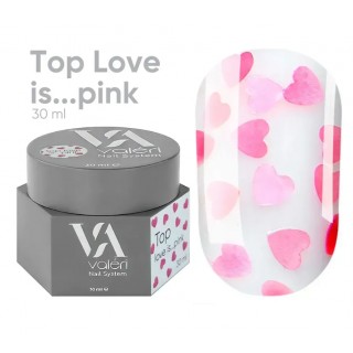 Топ для гель-лаку Valeri Top Love is Pink 30 мл