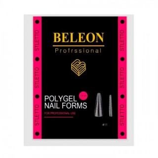 Верхні форми BELEON для нарощування нігтів No11 Stiletto 120 шт
