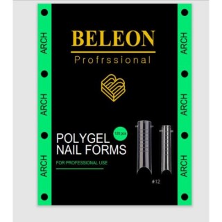 Верхні форми BELEON для нарощування нігтів No12 Arch 120 шт