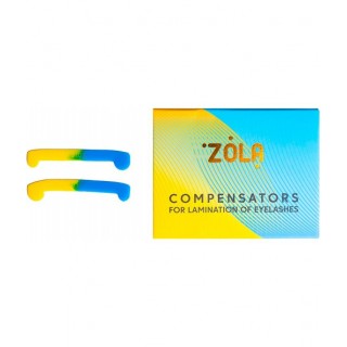 Компенсатори для ламінування вій Zola Жовто-блакитні