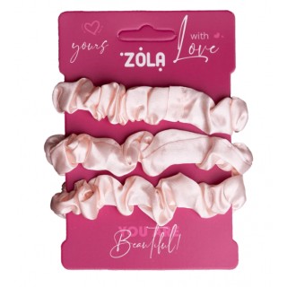 Резинка для волосся Zola Світло-рожева 3шт