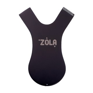 Аплікатор-гребінець для фіксації вій металевий ZOLA Comb Applicator чорний