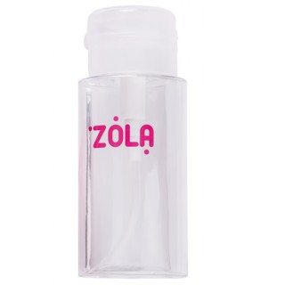 Ємність пластикова для рідини ZOLA з помпою-дозатором прозора 180 мл