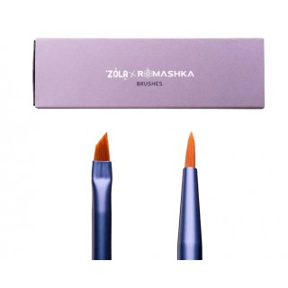 Професійний набір пензлів для фарбування брів від Zola x Romashka