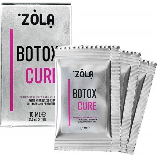 Ботокс для брів і вій Zola Botox Cure саше 1.5 мл х 10 шт