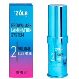 Склад для ламінування брів та вій №2 Zola Volume Blue Fixer 10 мл