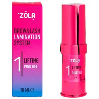 Склад для ламінування брів та вій №1 Zola Lifting Pink Gel 10 мл
