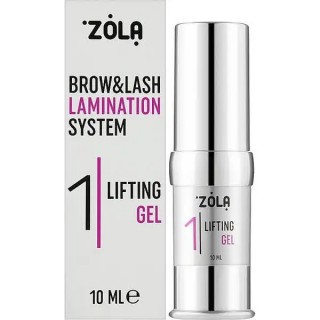 Склад для ламінування брів та вій Zola Brow&Lash Lifting gel №1 10 мл