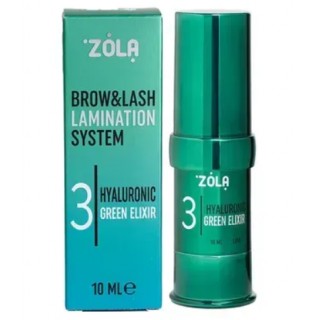 Склад для ламінування ZOLA Color Lab 03 Hyaluronic Green Elixir  10 мл