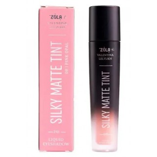 Рідкі тіні для повік ZOLA x Valentina Lelyukh Silky Matte Tint 08 Pink Opal 3.2 мл