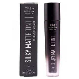Рідкі тіні для повік ZOLA x Valentina Lelyukh Silky Matte Tint 05 Black Velvet 3.2 мл