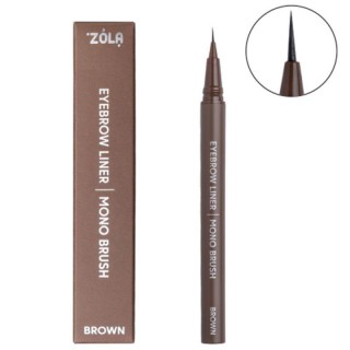 Лайнер для брів з моно-пензлем ZOLA Brown