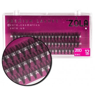 Вії в пучках Zola 20D 12 мм