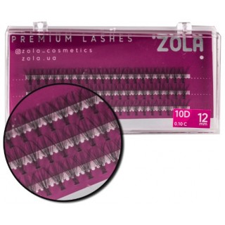 Вії в пучках Zola 10D 12 мм