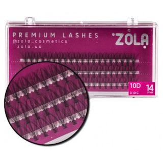 Вії в пучках Zola 10D 14 мм