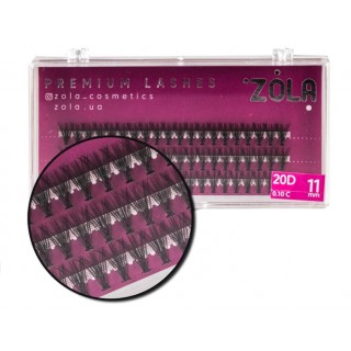 Вії в пучках Zola 20D 11 мм