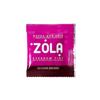Фарба для брів Zola 04 Dark Brown саше 5 мл