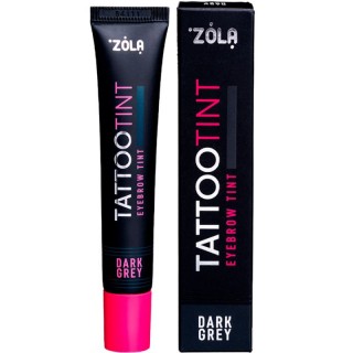 Фарба для брів і вій Zola Tattoo Tint Dark Grey 15 мл