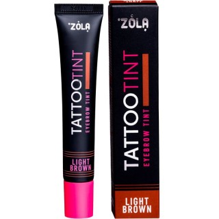 Фарба для брів і вій Zola Tattoo Tint Light Brown 15 мл