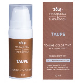 Фарба для брів ZOLA x Makarenko x Makarevich Toning Color Tint тонуюча Taupe 10 мл