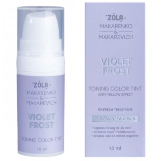 Фарба для брів ZOLA x Makarenko x Makarevich Toning Color Tint тонуюча Violet Frost 10 мл