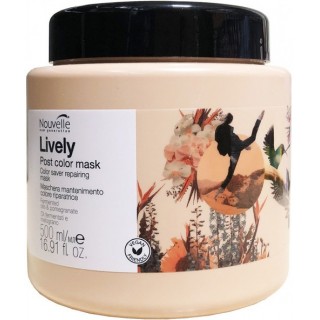 Маска після фарбування волосся Nouvelle Lively Post Color Mask 500 мл