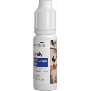 Кольоровий пігмент для волосся Nouvelle Lively Color Drops Blue Синій 20 мл