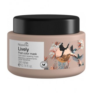 Маска після фарбування волосся Nouvelle Lively Post Color Mask 300 мл