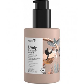 Флюїд для фарбованого волосся Nouvelle Lively Post Color Leave-in Fluid 200 мл
