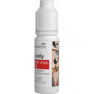Кольоровий пігмент для волосся Nouvelle Lively Color Drops Red Червоний 20 мл