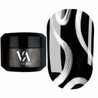 Гель-фарба Valeri Silver Metal Gel 5 мл