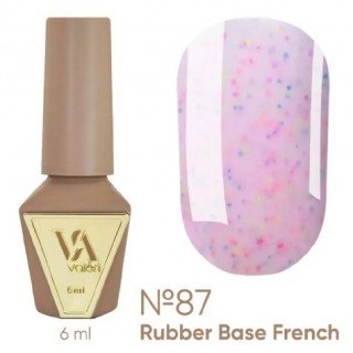 База VALERI French Base №87 світло-рожева з різнобарвними дотсами 6 мл