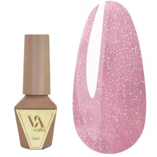 База VALERI French Base №21 ніжно рожевий із сріблястими мікроблискітками 6 мл