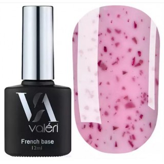 Камуфлююча база для гель-лаку Valeri French Rubber Base Amur 084 12 мл