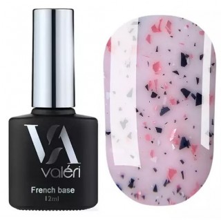 Камуфлююча база для гель-лаку Valeri French Rubber Base Amur 085 12 мл
