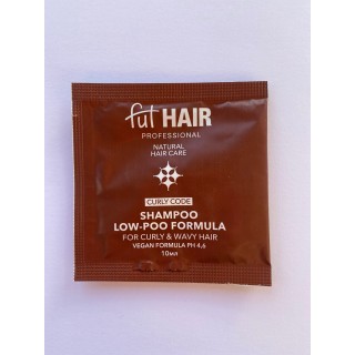 Зміцнюючий безсульфатний шампунь Fut HAIR Curly Code Shampoo Low-poo formula 10 мл саше