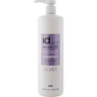 Шампунь для блонду та освітленого волосся Id Hair Elements Xclusive Blonde Silver Shampoo 1000 мл