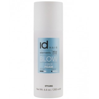Волокнистий мус для укладання феном Id Hair Elements Xclusive Blow Fiber Foam 200 мл