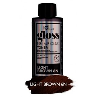 Деміперманентна фарба для волосся Id Hair Gloss 6/0 світло коричневий 75 мл