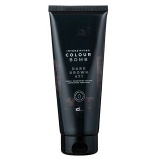 Тонуючий бальзам для волосся id Hair Intensifying Colour Bomb Dark Brown 471 200 мл