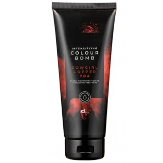 Тонуючий бальзам для волосся idHair Intensifying Colour Bomb 704 Cowgirl Copper 200 мл