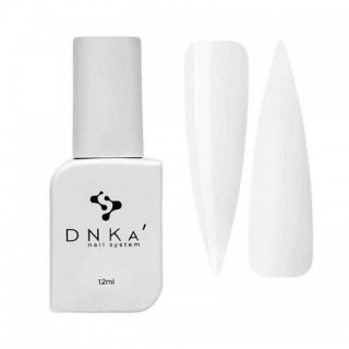 Топ для гель-лаку без липкого шару DNKa Top Milky ніжний напівпрозорий молочний 12 мл