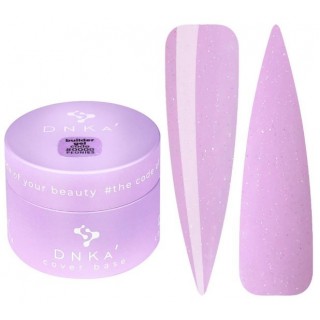 Гель для нігтів DNKa Builder Gel 0008 Peonies ліловий з шиммером 30 мл