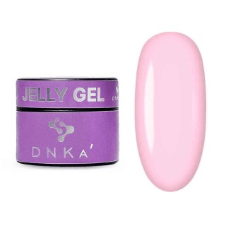 Гель для нарощування та моделювання DNKa Jelly Gel 0003 Fetis ніжно-рожевий 15 мл