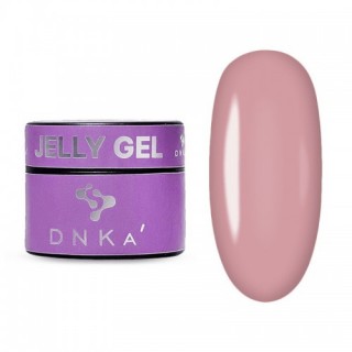 Гель для нарощування та моделювання DNKa Jelly Gel 0006 Idol холодний ніжно-коричневий 15 мл