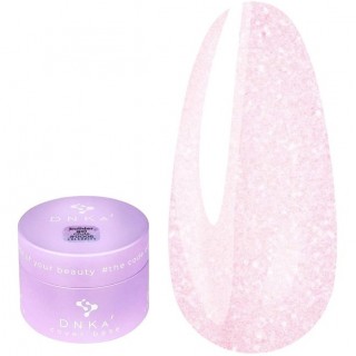 Гель для нігтів DNKa Builder Gel 0006 Celebrity рожевий напівпрозорий із шиммером 30 мл