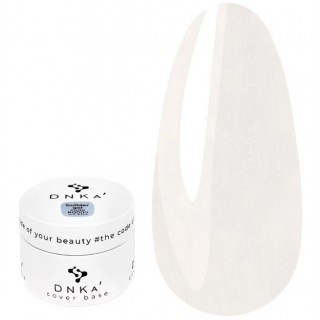 Гель для нігтів DNKa Builder Gel 0009 Ice Kiss молочний із шиммером 30 мл